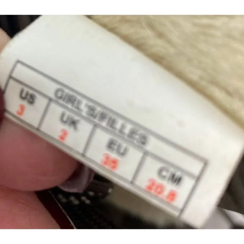 The North Face ALPH Trail Winter Boots Brown Girls‎ Sz 3.